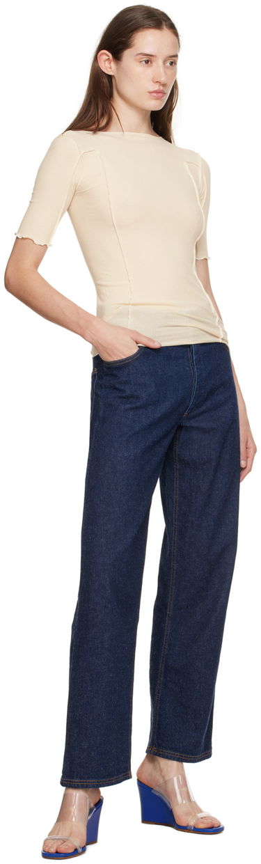 Tričko Baserange Fitted Short Sleeve T-Shirt Béžová | TTO3-RB-000, 3