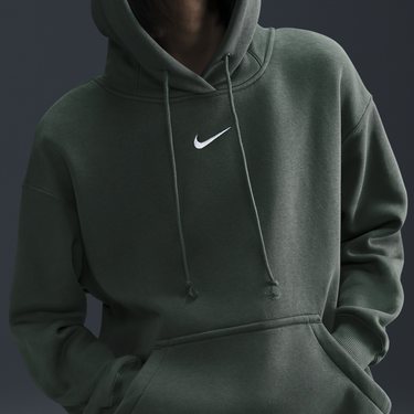 Mikina Nike Sportswear Phoenix Hoodie Relaxed Fit Zelené | DQ5860-338, 4