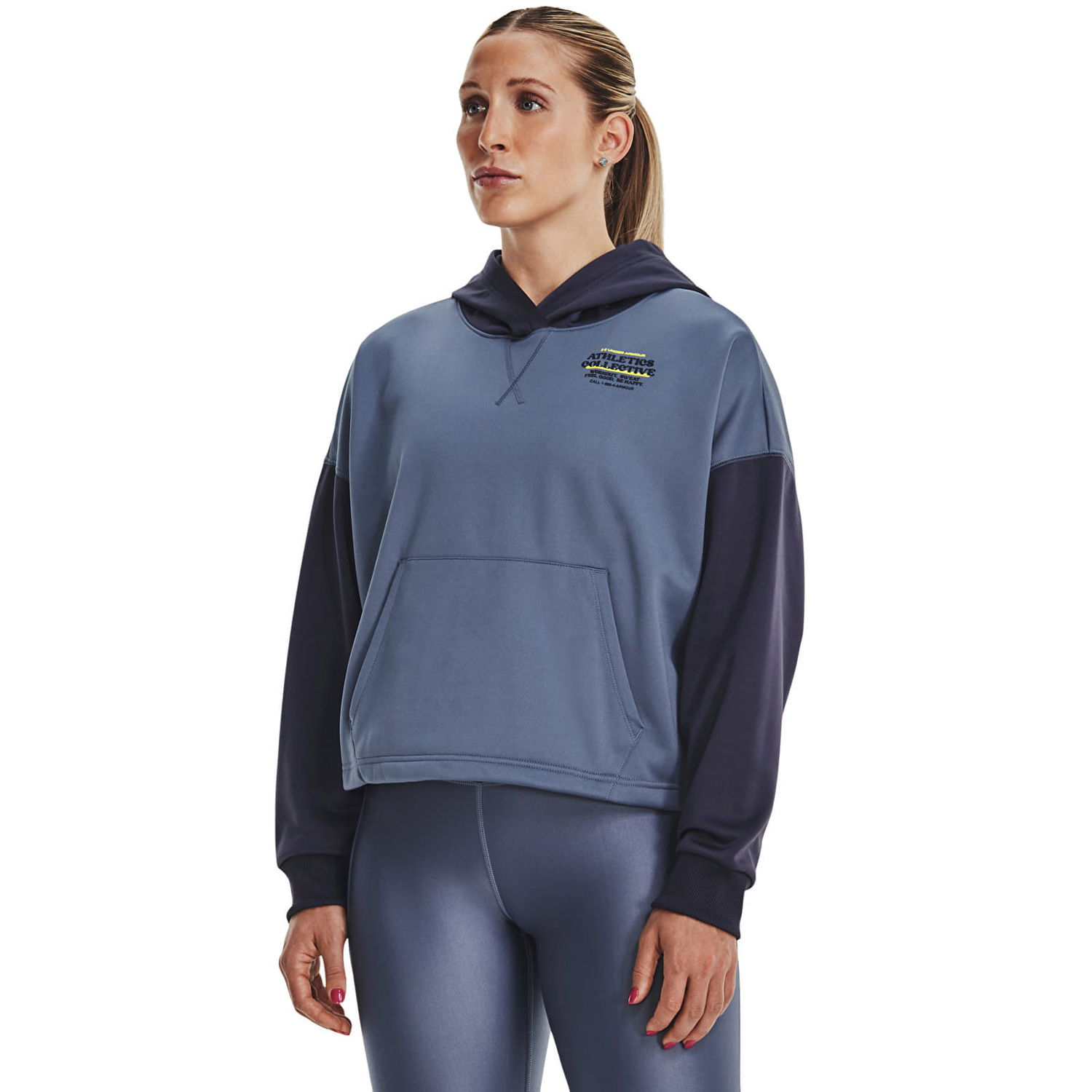 Mikina Under Armour Fleece Layer Aurora Purple Fialová | 1374529-767, 0