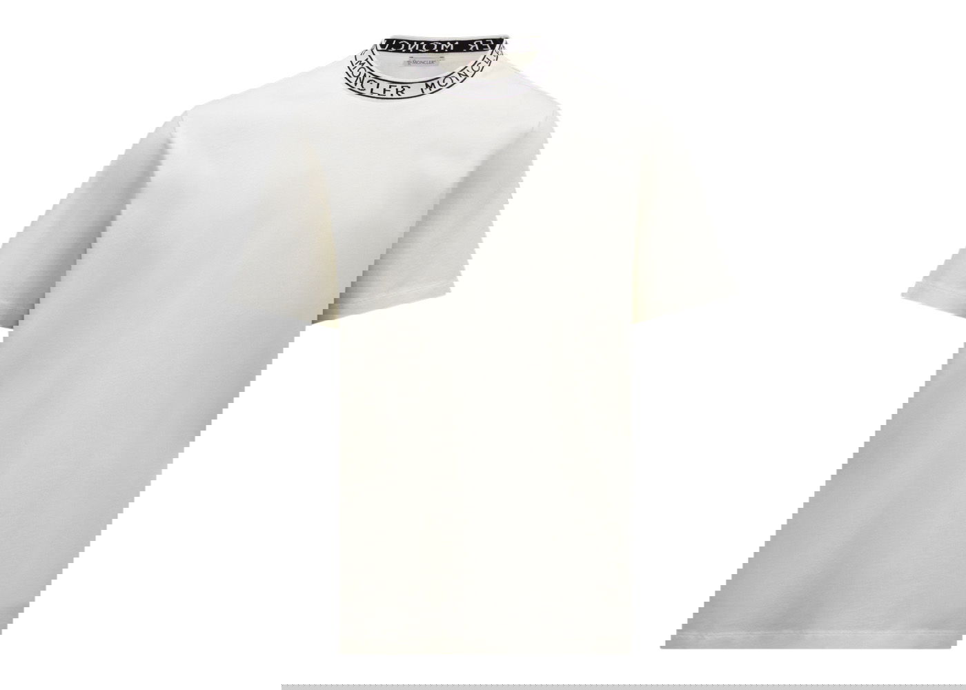 Tričko Moncler Logo Collar T-Shirt Off White Biela | I10918C000128390T032, 0