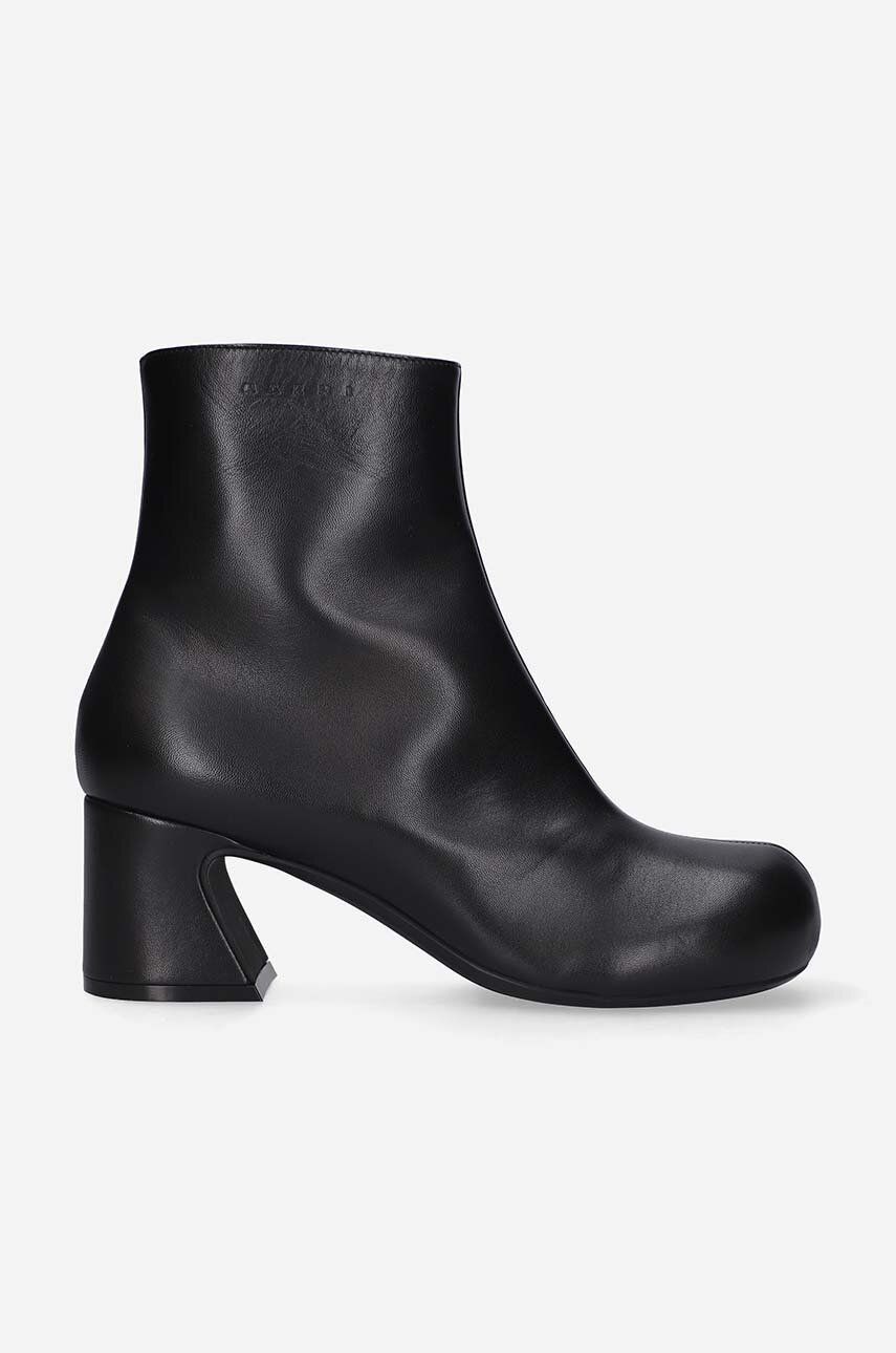 Tenisky a topánky Marni Leather Ankle Boots Čierna | TCMS008606.P4545, 0