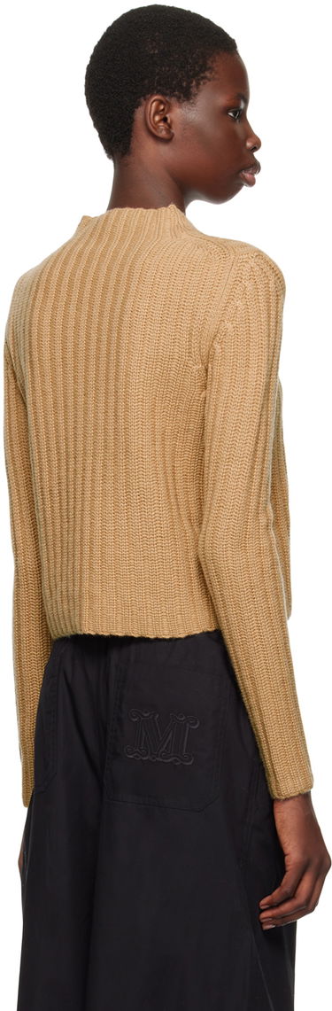 Sveter Max Mara Max Mara Aloa Mock Neck Sweater Hnedá | 2421366022600 MM12037, 2