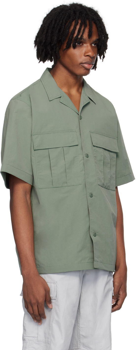 Košeľa Carhartt WIP Short Sleeve Camp Collar Shirt Zelené | I033022, 1