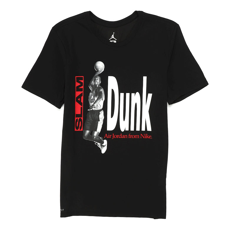 Tričko Jordan Jordan Jumpman Slam Dunk Print T-Shirt Čierna | 939615-010, 0