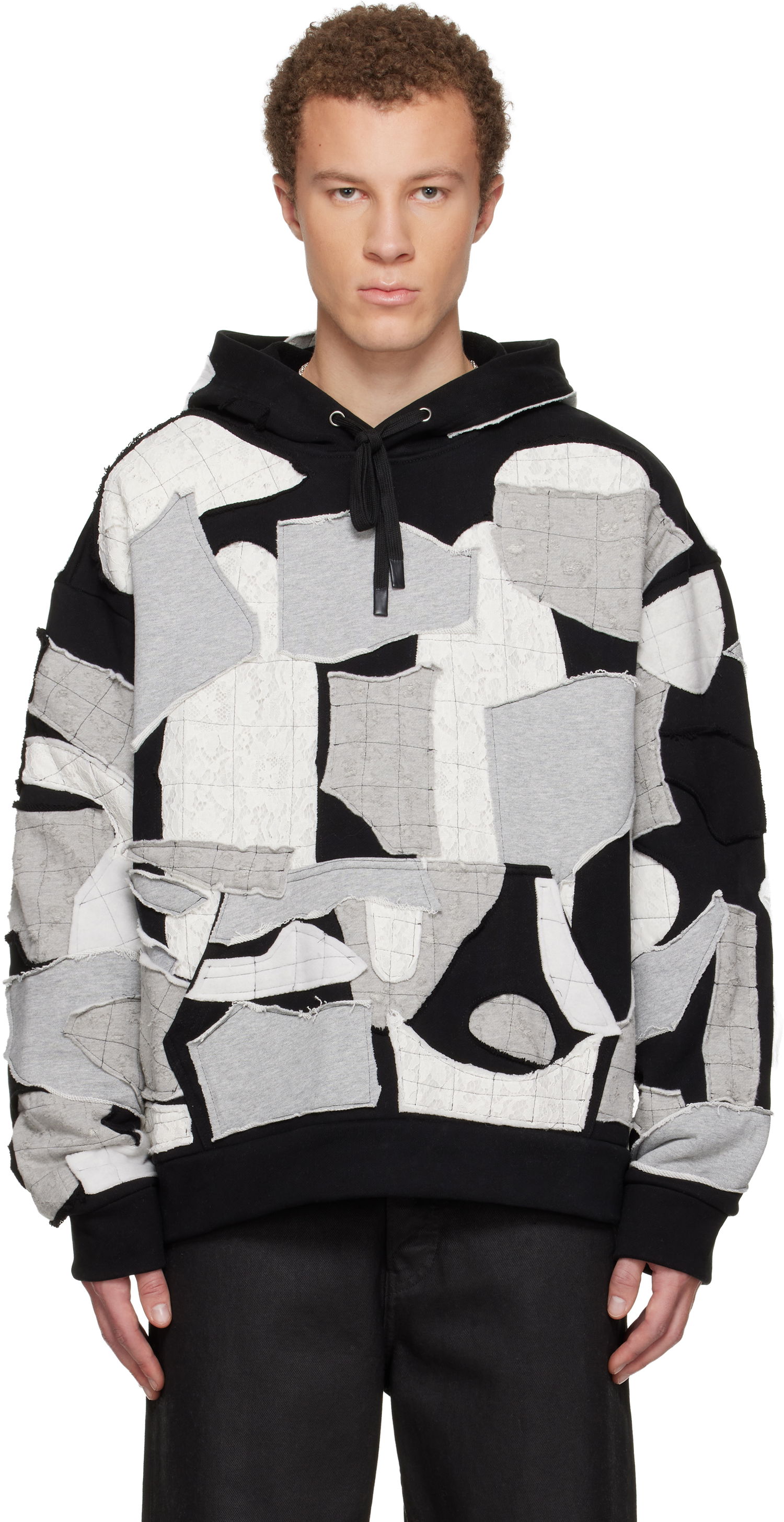 Mikina Who Decides War Who Decides War Atom Patchwork Hoodie Rôznofarebný | 1120070002FW25, 0