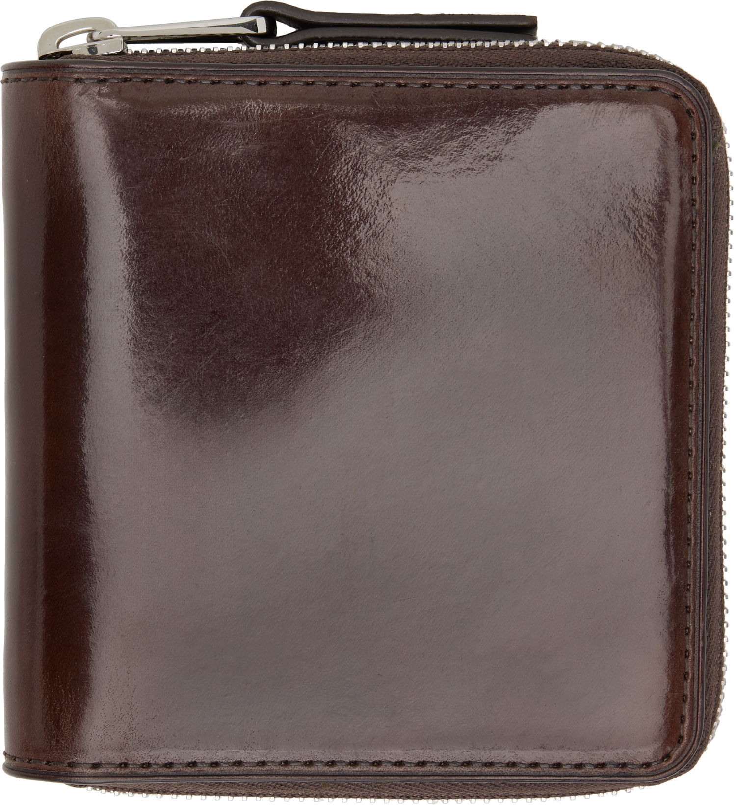 Peňaženka LEMAIRE Lemaire Patina Zip Compact Bi-Fold Wallet Hnedá | SL0039 LL0132, 0