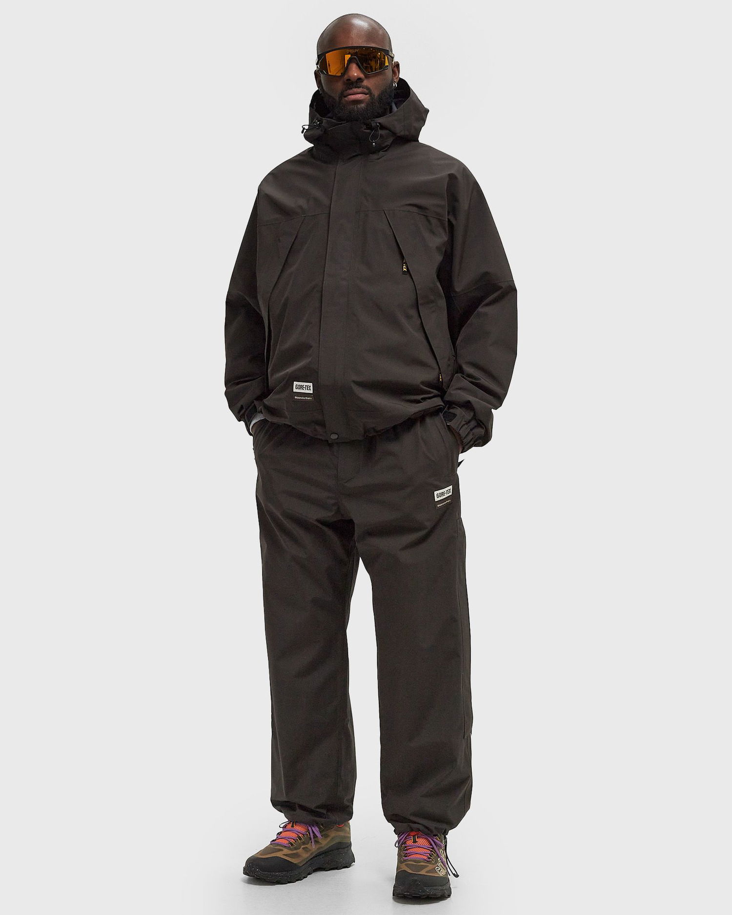 Cargo nohavice thisisneverthat GORETEX 2L Wet Weather Pants Čierna | GT243GPAOP01-OLB, 1
