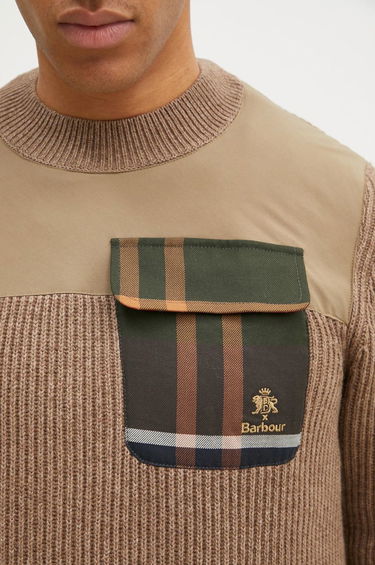 Sveter Baracuta Miller Knit Warm Wool Blend Sweater Hnedá | BRMAG0191, 3