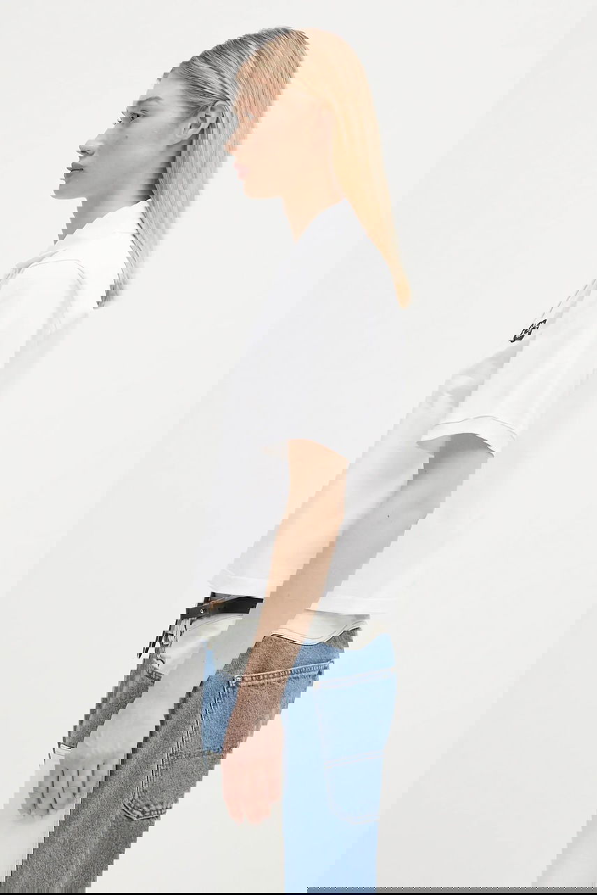 Polo tričko KENZO Kenzo Boke Flower 2.0 Cropped Polo Shirt Biela | FF52TS1604SB.01, 1