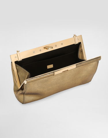 Taška cez rameno Dolce & Gabbana Shoulder Bag Metalická | BB7620A573680997, 3