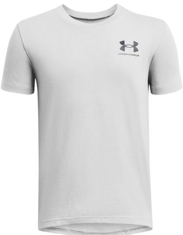 Tričko Under Armour UA B SPORTSTYLE LEFT CHEST SS-GRY Šedá | 1363280-011, 0