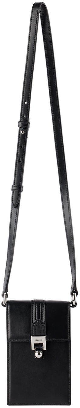Batohy a tašky Jacquemus Black Les Sculptures 'Le petit Maleti' Phone Case Čierna | 24E245SL132-3173, 0