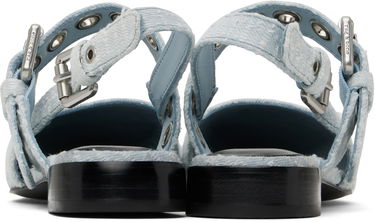 Oblečenie rag & bone Rag & Bone Moto Astra Slingback Slippers Modrá | WFF25SF1013CO13, 1
