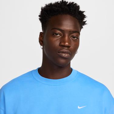 Sveter Nike Solo Swoosh Fleece Crewneck Sweatshirt Modrá | DX1361-412, 2
