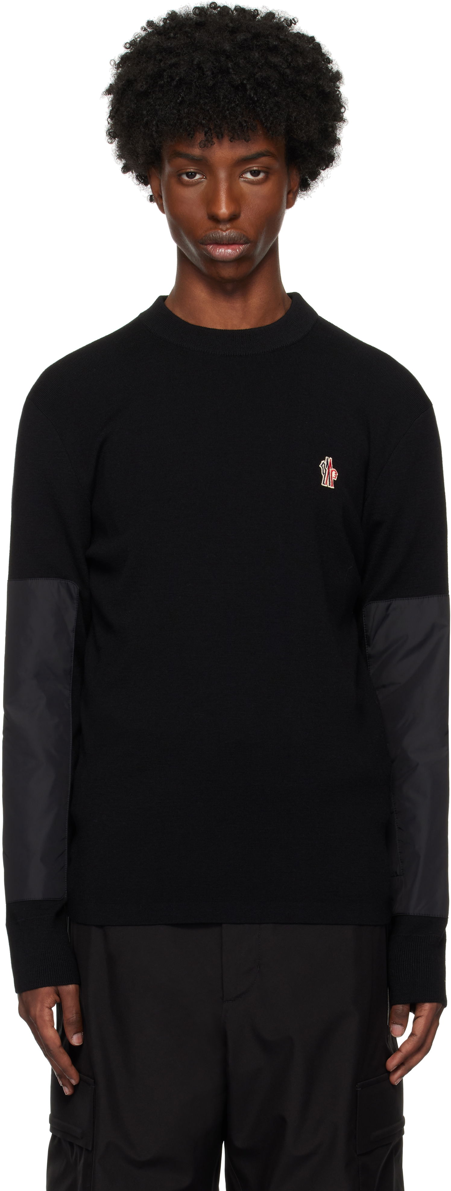 Sveter Moncler Sweater Crewneck Čierna | J20979C00006M1122, 0