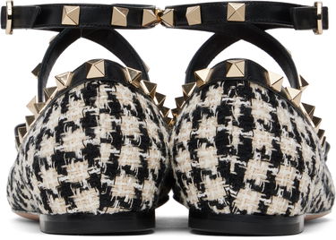 Starostlivosť o obuv Valentino Valentino Garavani Rockstud Tweed Ballerina Flats with Bow Detail Rôznofarebný | 6W2S0HB6MTB, 1