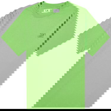 Tričko C.P. Company Logo Detail T-Shirt Zelené | 15CMTS201A-006586W-617, 0