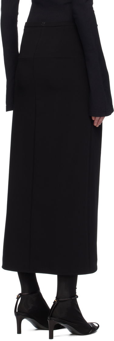 Sukňa Courrèges Courrèges Ellipse Midi Skirt Čierna | 224CJU142PL0159, 2
