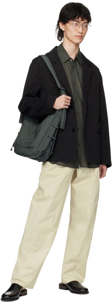 Košeľa LEMAIRE Lemaire Double Pocket Shirt Zelené | SH1079 LF1202, 3