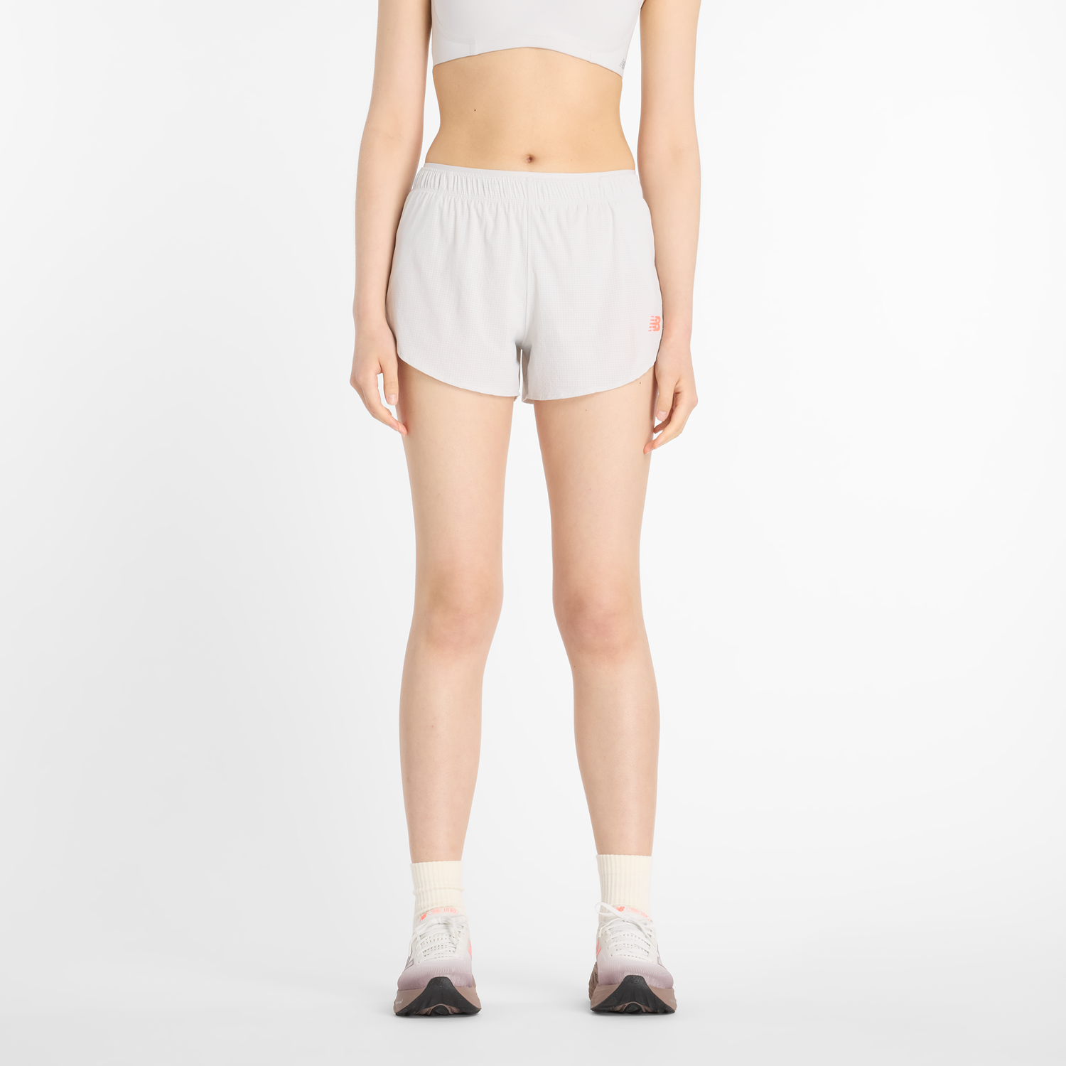 Šortky New Balance Impact Run 3 Inch Short Biela | NBWS51288GYM, 0