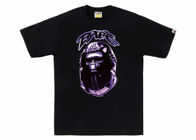 Tričko BAPE BAPE Ape Head Graffiti Tee Black Čierna | 1J80-110-040
