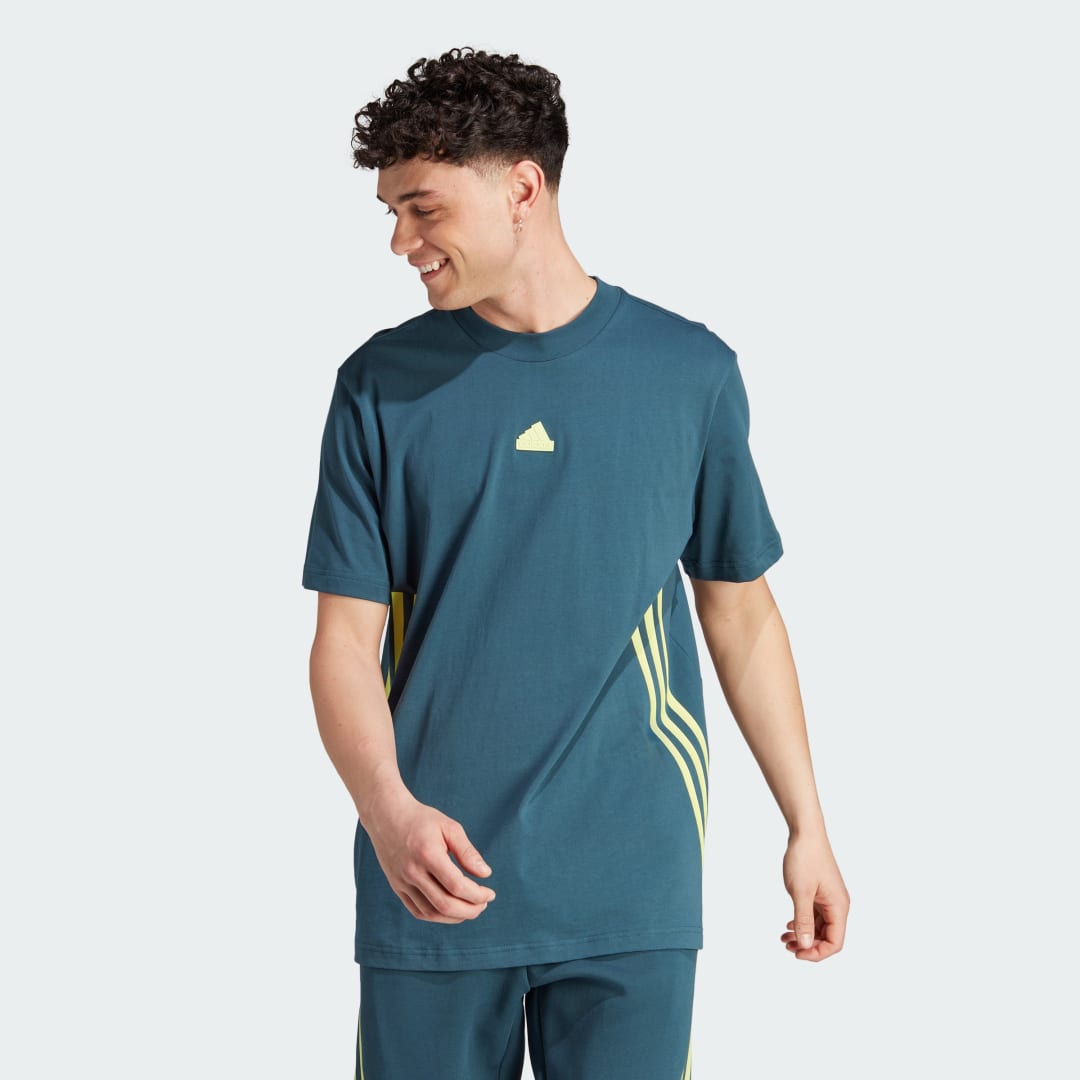 Tričko adidas Originals Future Icons 3-Stripes Tee Zelené | IN1614, 0