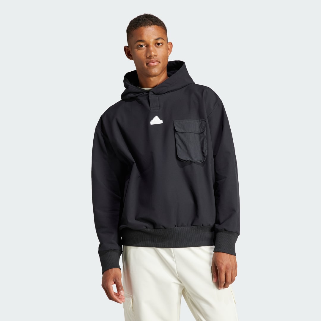 Mikina adidas Performance City Escape Premium Hoodie Čierna | IR5180, 1