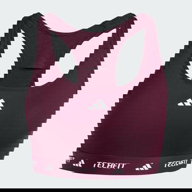 Podprsenka adidas Performance Compression-Fit Workout Bra Fialová | JI5569, 0