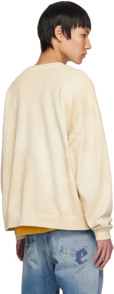 Mikina Palm Angels Palm Angels Pin Up Graphic Sweatshirt Béžová | PMBA080S25FLE0020B10, 2