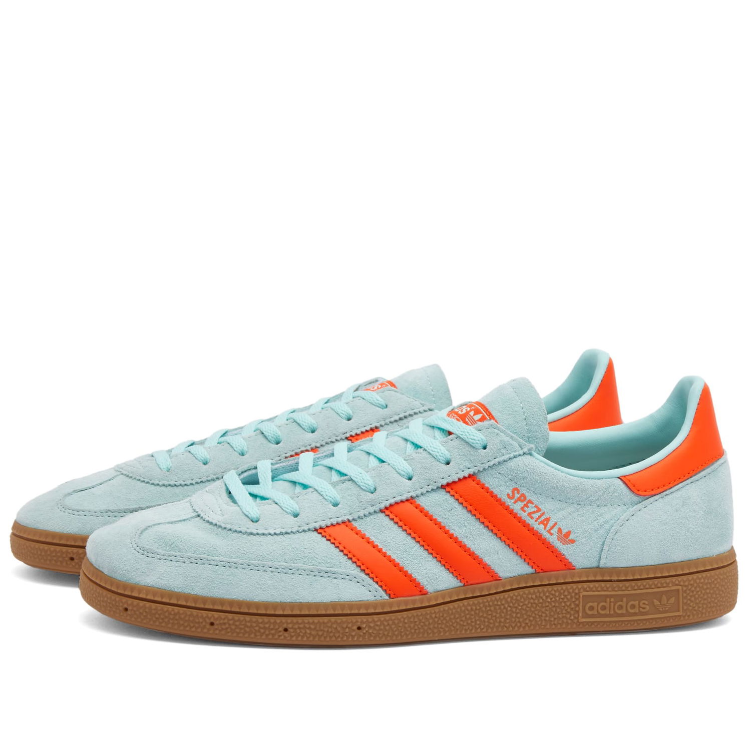 Tenisky a topánky adidas Originals Adidas Handball Spezial Sneakers in Semi Flash Aqua/Impact Orange/Gum, Tyrkysová | IH5374, 0