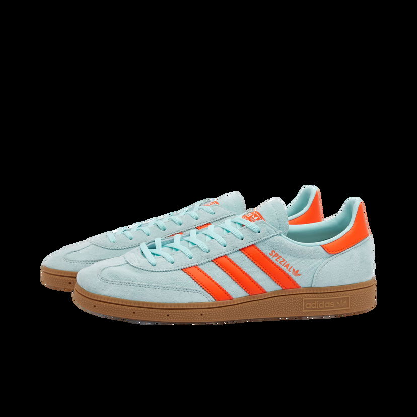 Tenisky a topánky adidas Originals Adidas Handball Spezial Sneakers in Semi Flash Aqua/Impact Orange/Gum, Tyrkysová | IH5374