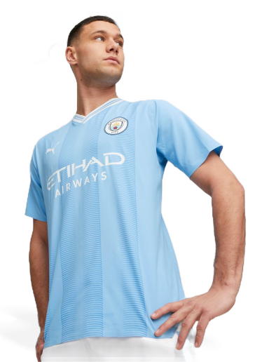 Dres Puma Manchester City 23/24 Home Authentic Jersey Modrá | 770437_01