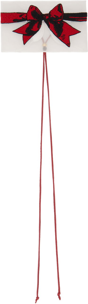 Opasok UNDERCOVER Undercover Ribbon Tie Choker Červená | UC1E1N01-2, 0