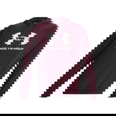 Mikina Under Armour Rival Fleece Hoodie Vínová | 1379758-600, 4