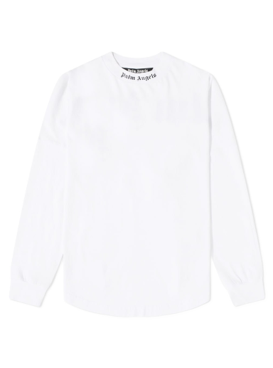 Tričko Palm Angels Logo Mock Neck T-shirt Biela | PMAB001C99JER0010110