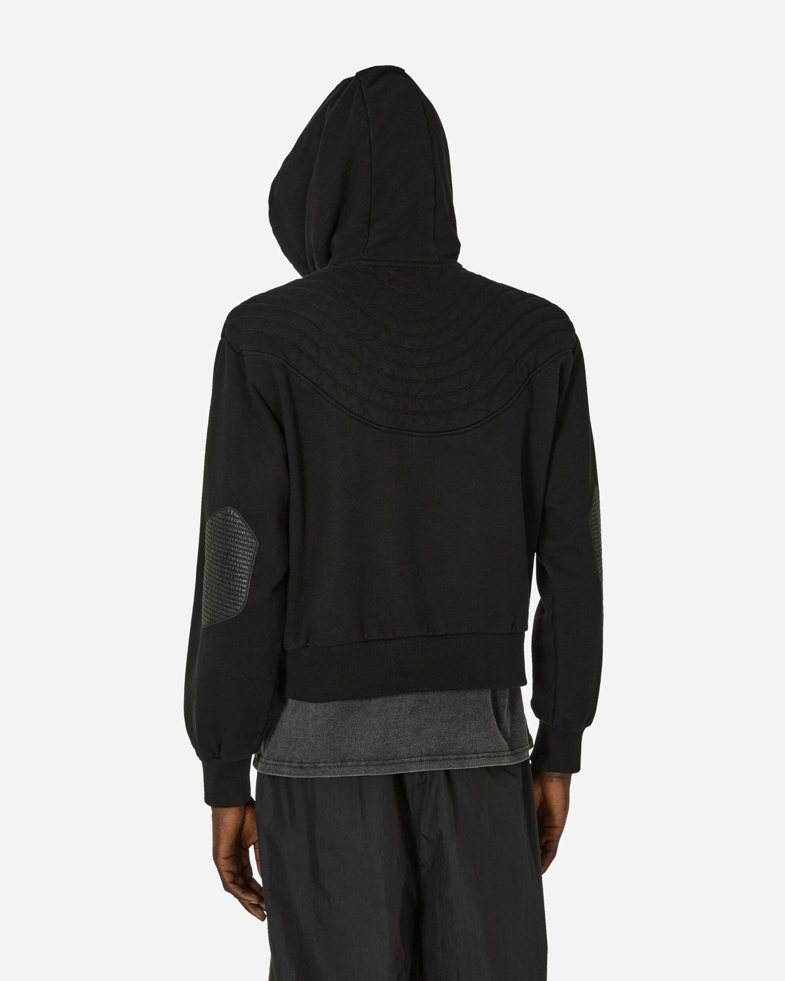 Machine-A Padded Biker Hoodie Black