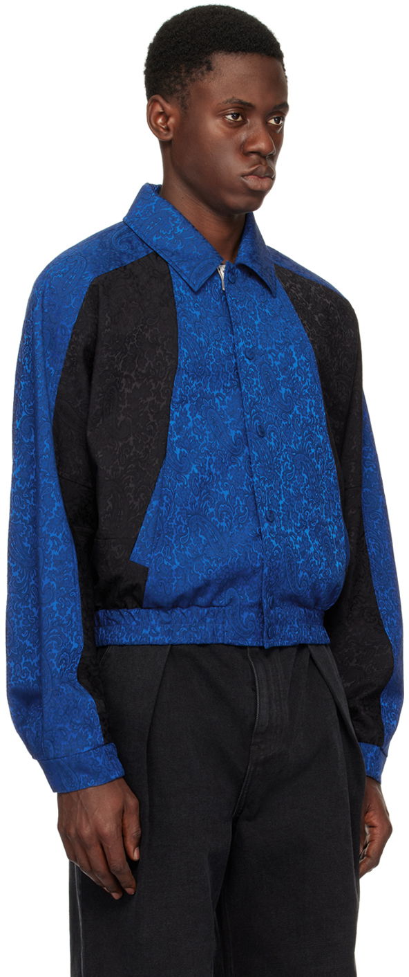 Jacquard Button-Up Jacket