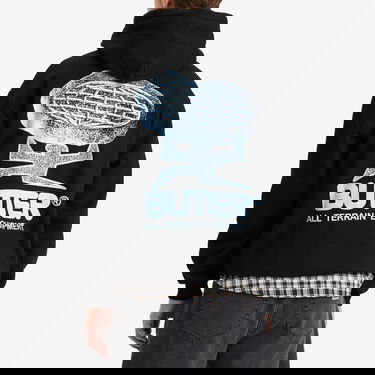 Mikina Butter Goods Terrain Pullover Hoody, Size Large Čierna | BG252205-BLK, 3