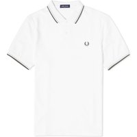 Polo tričko Fred Perry Twin Tipped Polo Tee Biela | M3600-T42, 1