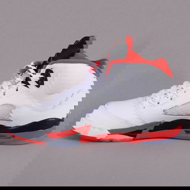 Tenisky a topánky Jordan Air Jordan 5 Retro ''Fire Red Black Tongue'' 2013 GS Biela | 440888 120, 0