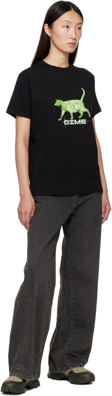 Tričko Dime Dime Splinter Graphic T-Shirt Čierna | DIMESU2552BLK, 3
