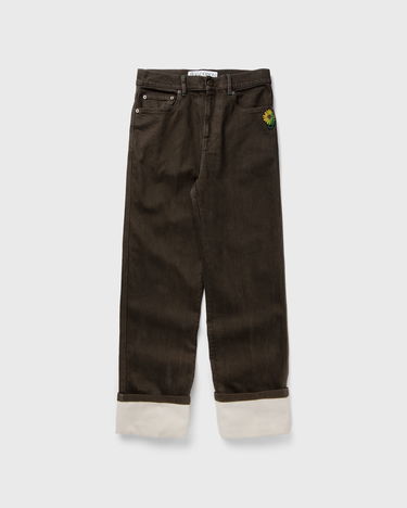 Džínsy JW Anderson CONTRAST TURN UP JEANS Jeans Hnedá | DT0100-PG1673-958, 0