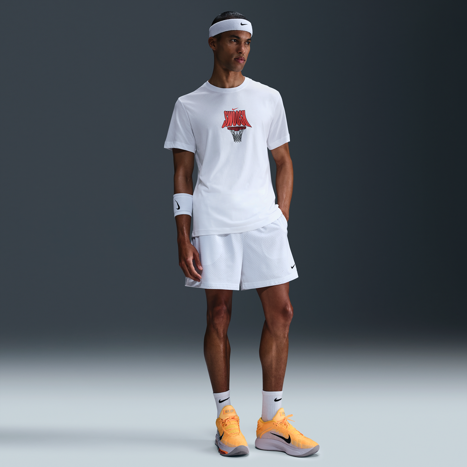 Tričko Nike Dri-FIT Basketball T-Shirt Biela | HJ3466-100, 1