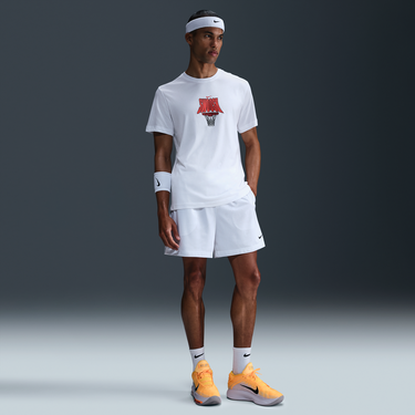 Tričko Nike Dri-FIT Basketball T-Shirt Biela | HJ3466-100, 1