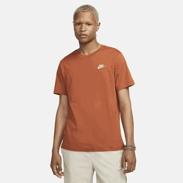 Tričko Nike Sportswear Club Tee Hnedá | AR4997-246, 0
