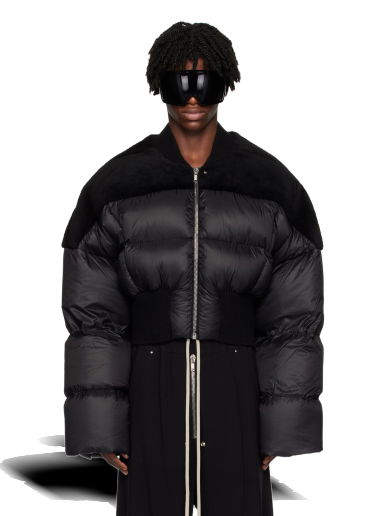 Bunda Rick Owens Flight Shearling Down Jacket Čierna | RR02C7716 LSHON3