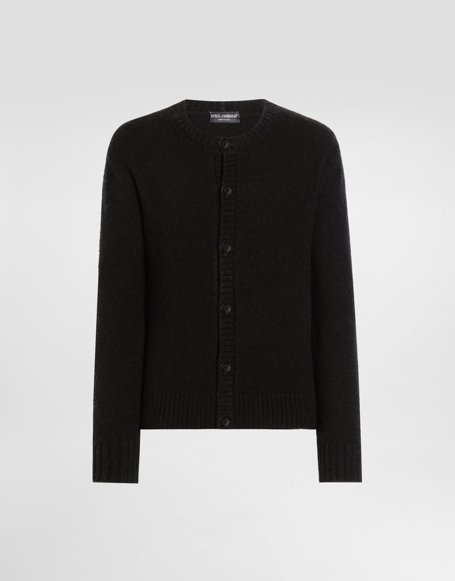 Sveter Dolce & Gabbana Dolce & Gabbana Wool Blend Button Cardigan Čierna | GXV59TJFMILN0021, 0