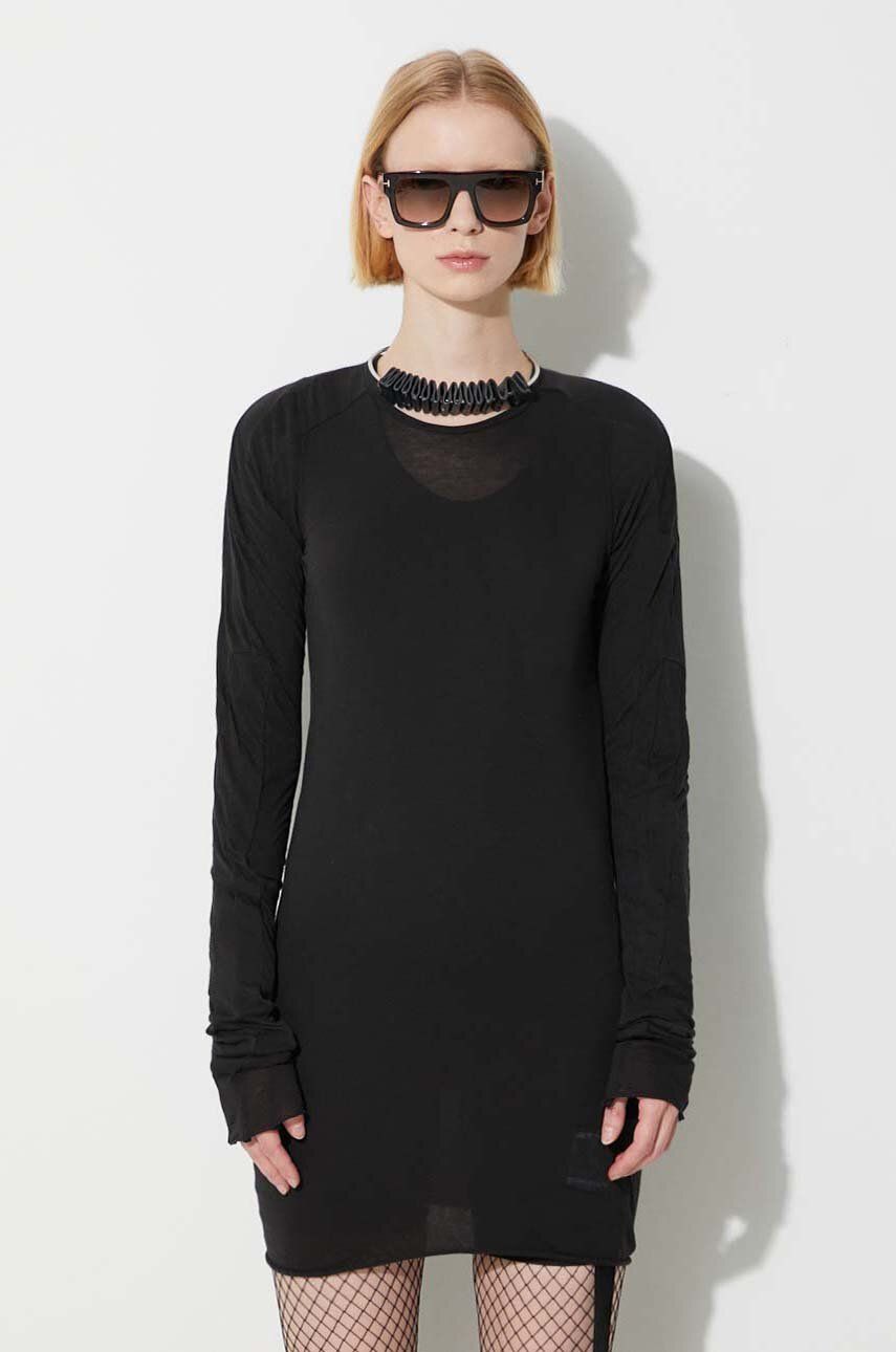 Tričko Rick Owens Long Sleeve T-Shirt Čierna | DS02C5212.B, 0