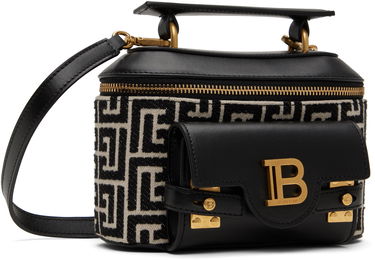 Kabelka Balmain Balmain B-Buzz Monogram Vanity Bag Čierna | EN1BH952TJGH, 1