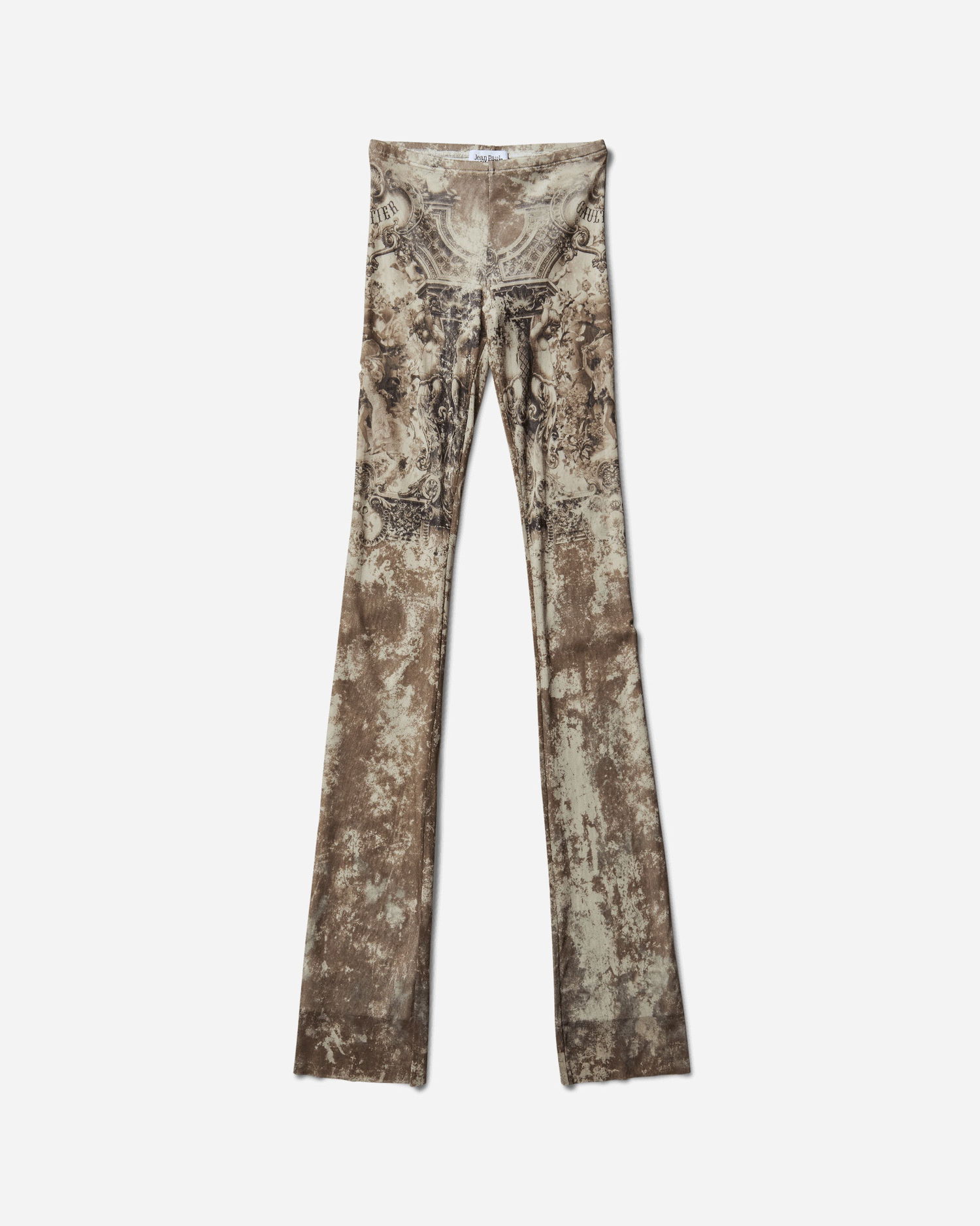Nohavice Jean Paul Gaultier Medaillon Flare Pants Hnedá | 2503WTR016M006 P6965, 1
